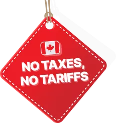 No Taxes tag big size
